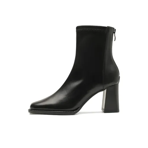 TADSW Ankle Boots Women's Black/Brown/White