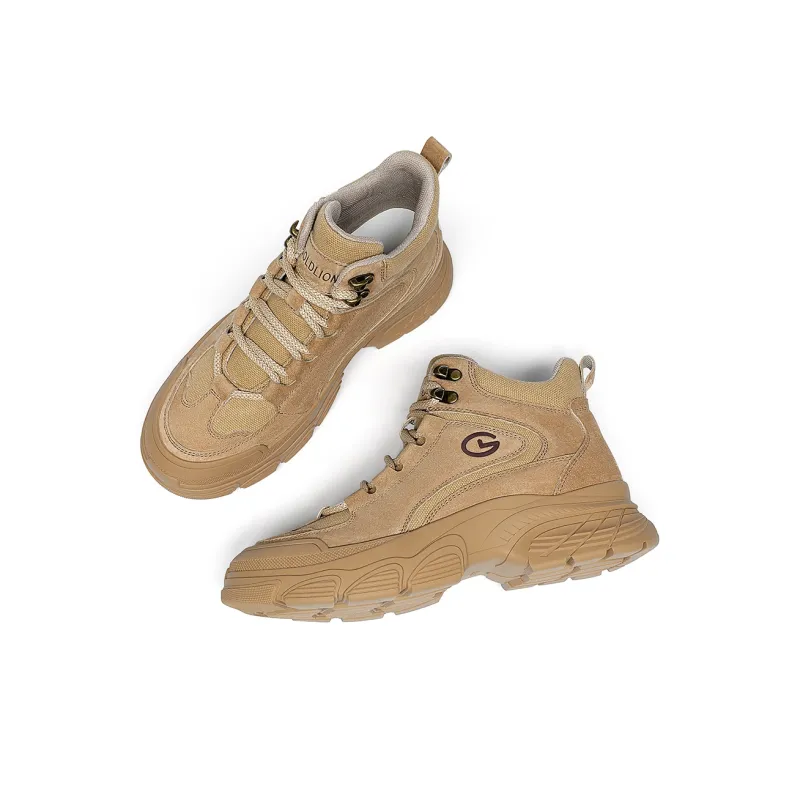 GOLDLION Abrasion Resistant Height Increasing Outdoor Boots Women's-3