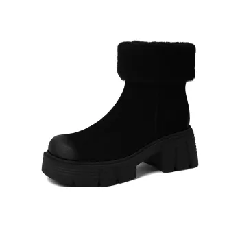 CAMEIDO Thermal Snow Boots Women's Black