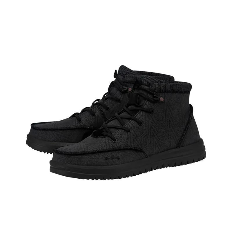 Heydude Ankle Boots Men Black Obsidian Ink-1