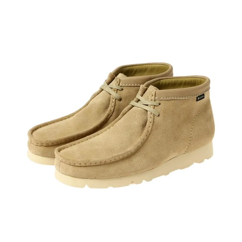 Clarks Wallabee Boots Gtx Suede 'Maple'-1