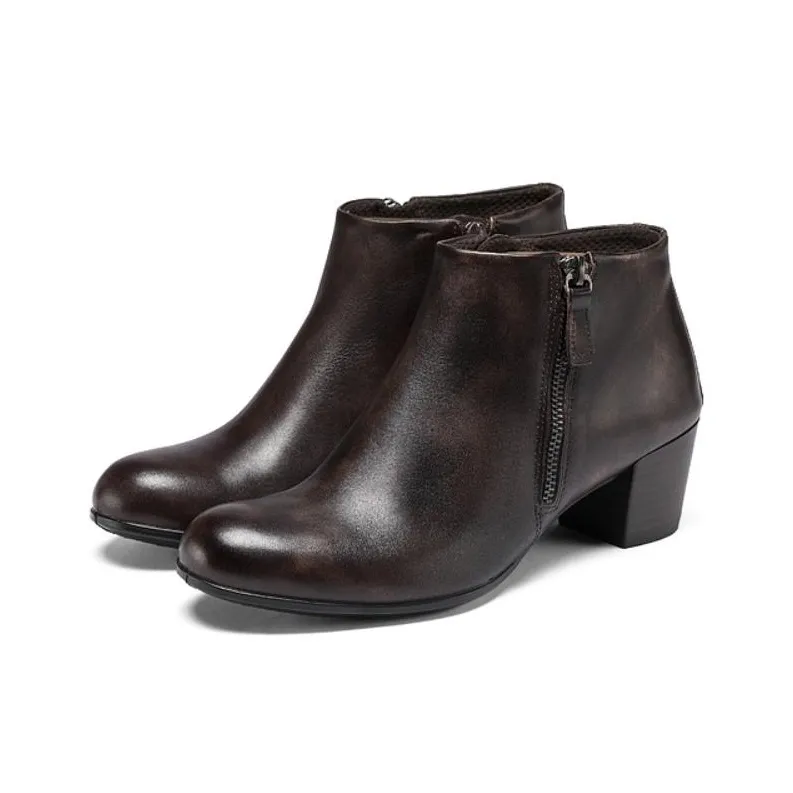 Ecco Modtray Modeling 35 Modern Collection Ankle Boots Women's Cocoa Brown-2