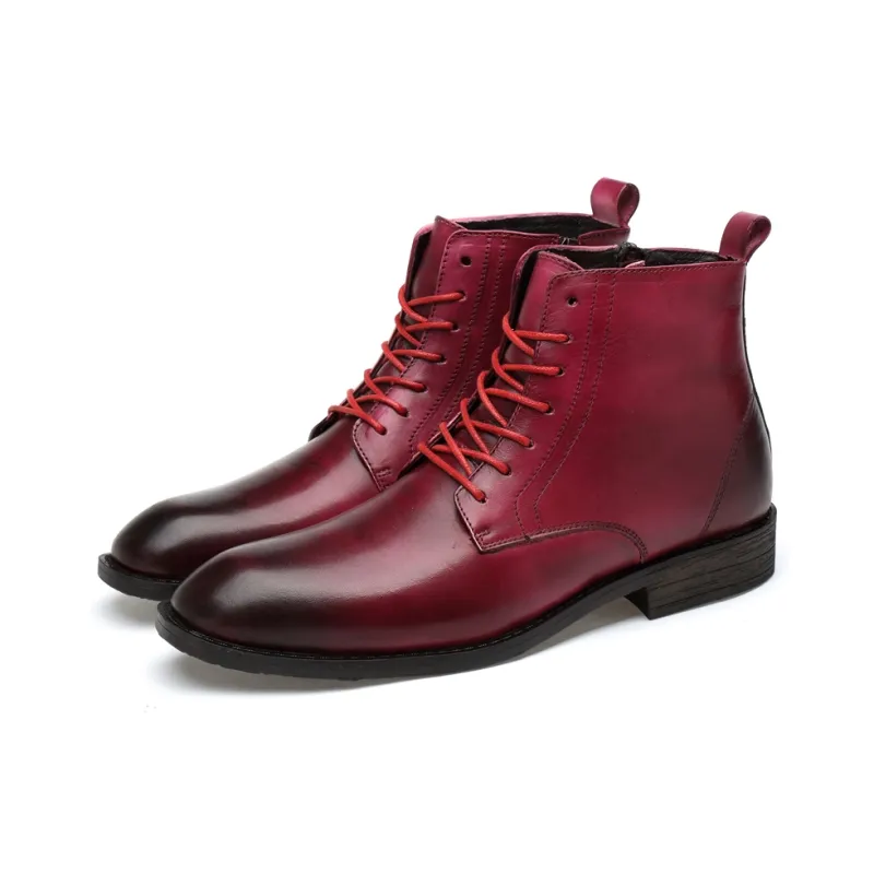 XIMO BULL Ankle Length Martin Boot 3cm Men's-2