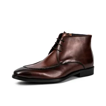 ASTON M.JAZZ Ankle Boots Men Black/Brown