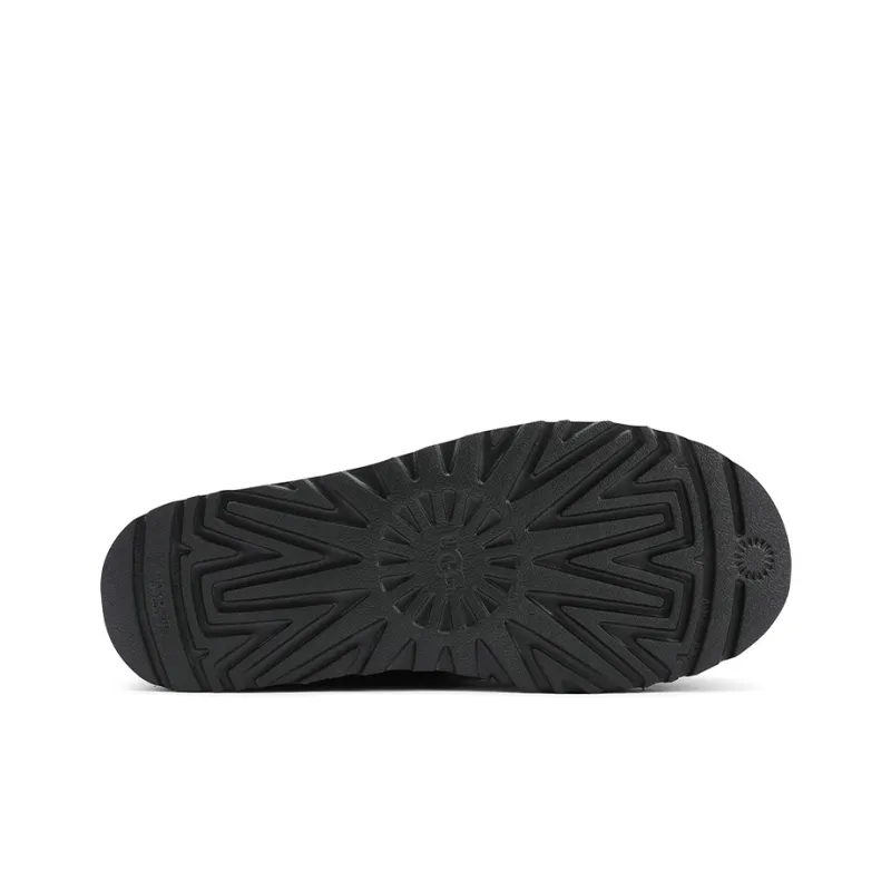 UGG Mini Bailey Bow Velvet Ribbon 2.0 Fleece Lined Black Women's-5