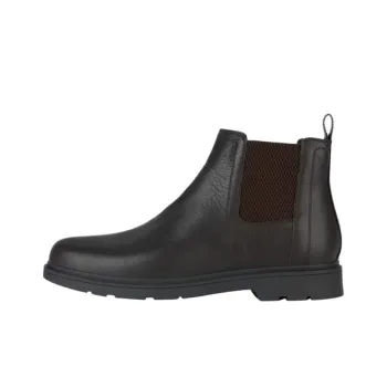 GEOX Spherica EC1 Short Chelsea Boots Men's Dark Brown
