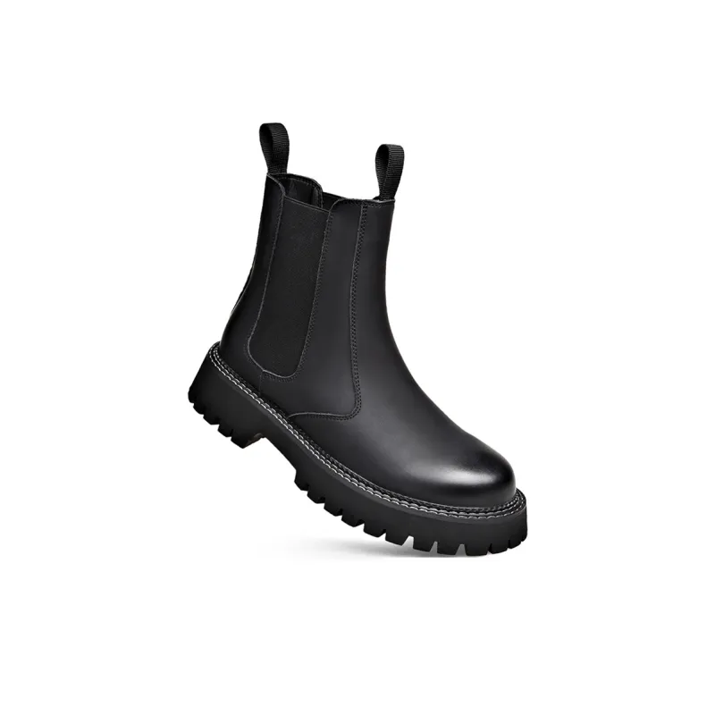 GZZ Chelsea Boots Men Yellow/Black-7