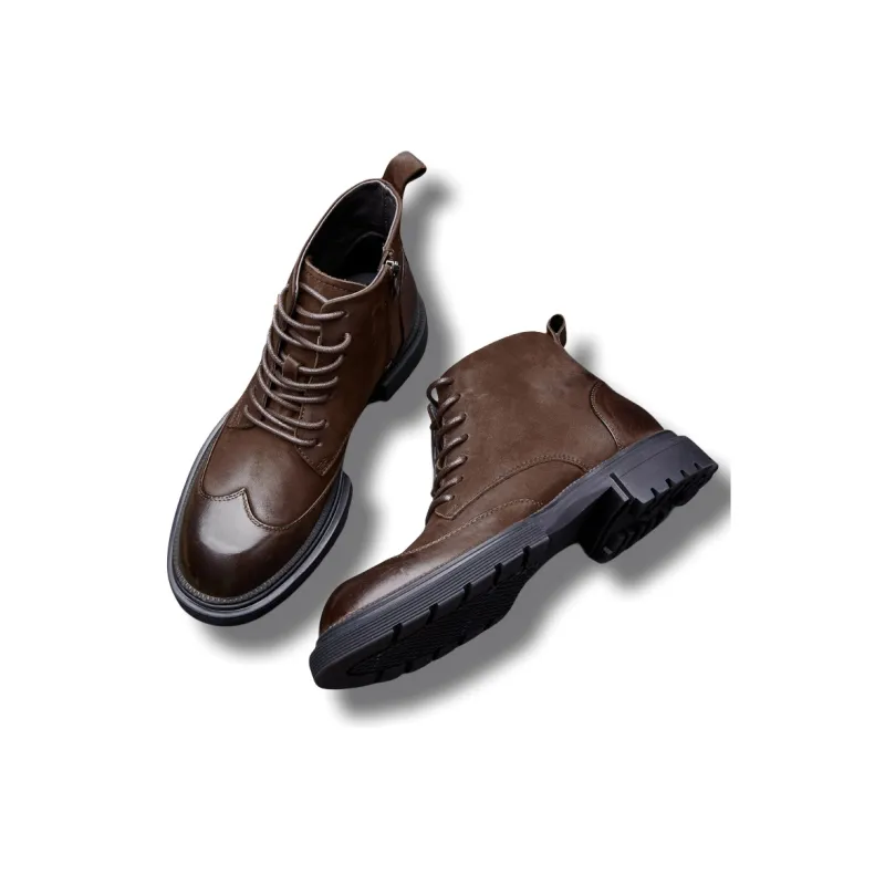 Brounvanm Ankle Boots 3CM Men's-2
