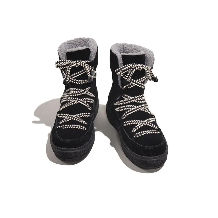 BESTFEEL Warm Slip-Resistant Short Snow Boots Women's-4