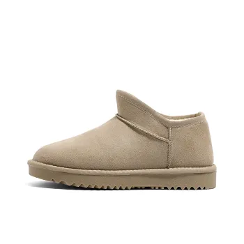 HUANQIU Warm Water-Resistant Wear-Resistant Height Increasing Slip-Resistant Short Snow Boots Women's