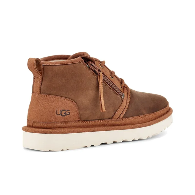 UGG Neumel Zip High Top Fleece Lined Brown-3