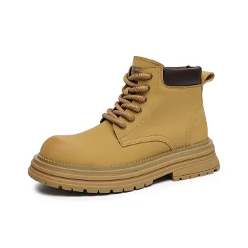 FAPAI Short Martin Boot Men's Camel