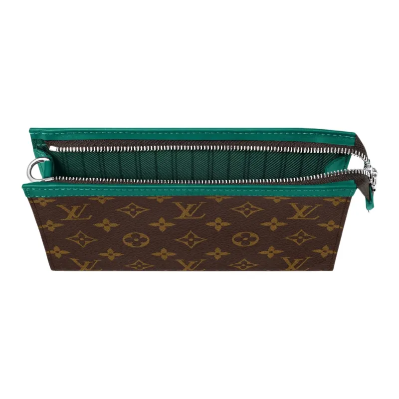 LOUIS VUITTON Gaston Coated Canvas Wallet Men's Borneo Green-3