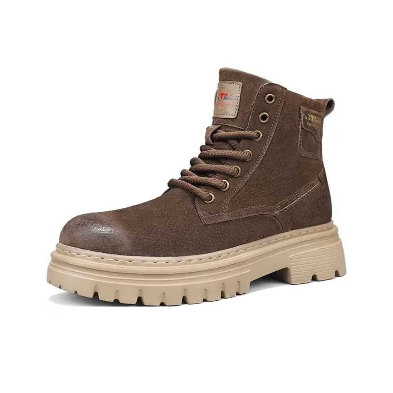 G.N.SHIJIA Short Martin Boot 5.5CM Men's-8
