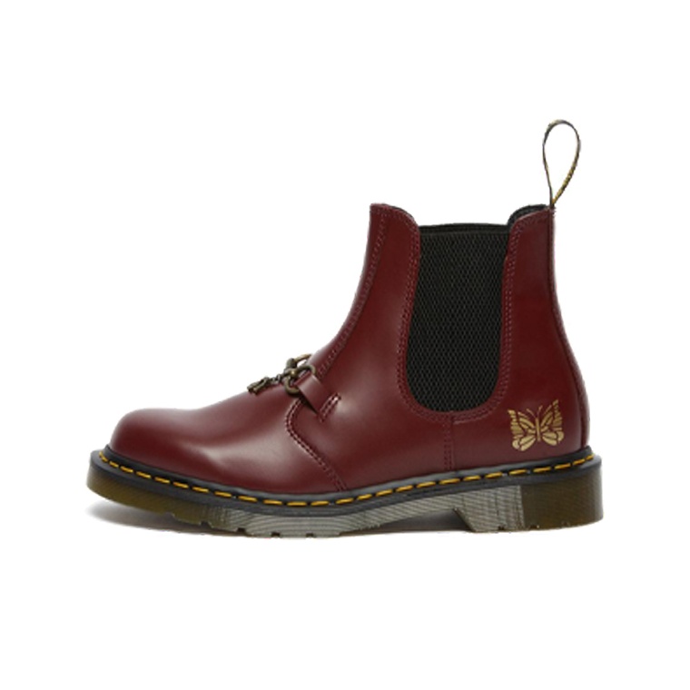 Cherry red dm chelsea boots deals