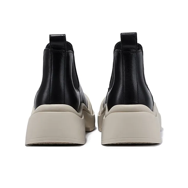 SELAIYA Short Chelsea Boots 4.5cm Women's Black-4