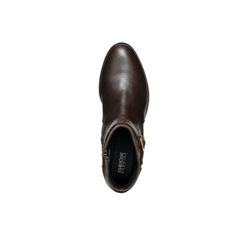 GEOX Felicity Ankle Boots 3.5cm Women's Brown-4