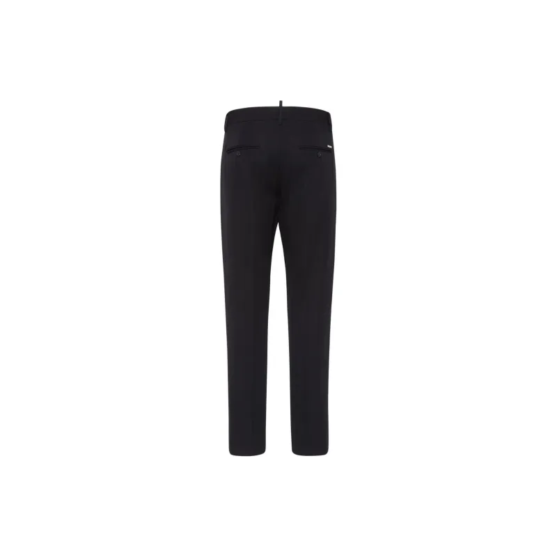 DSQUARED 2 Virgin Wool Tapered leg Trousers-1