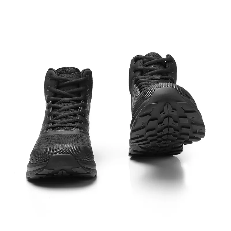 Strongman 3515 10.5cm Outdoor Boots Men's Black-4