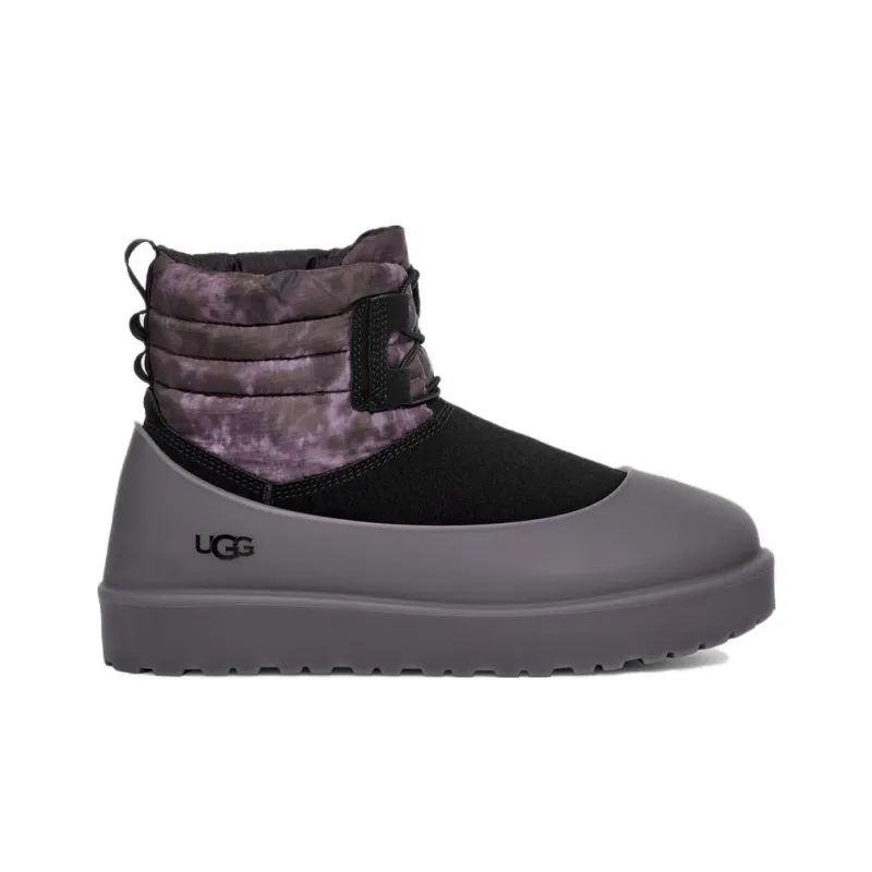 UGG Classic Mini Lace Wea Smokescreen Boot Black-1