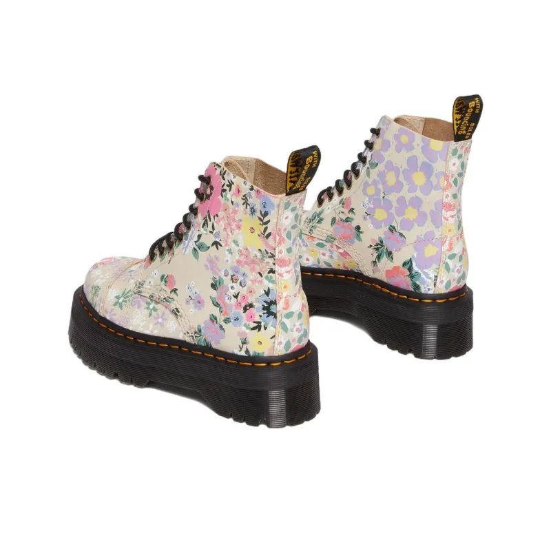 Dr.Martens SINCLAIR Short Martin Boot Women's Beige-4