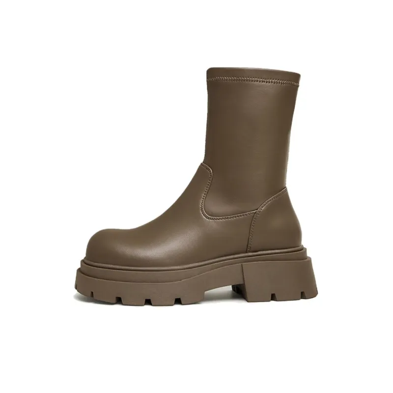 TATA Ankle Boots Women's Black/Brown-6