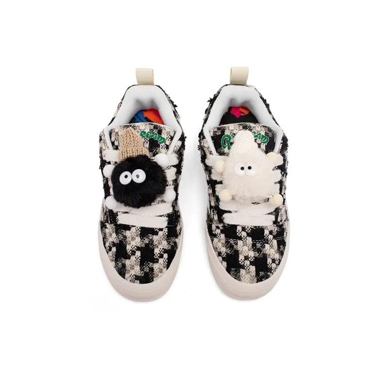 MCKP Picasso Peace Dove Height Increasing Wear-Resistant Slip-Resistant Low-Top Skateboard Shoes Unisex-2