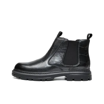 C°BANNER Short Chelsea Boots Men's Black