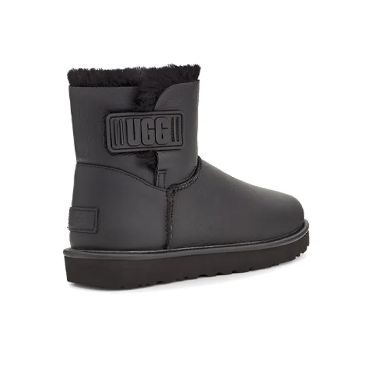 UGG Mini Bailey Logo Strap 'Black' Women's-4