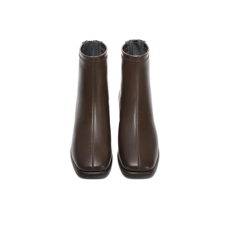 Senda Ankle Boots Women's Black/White/Brown-28