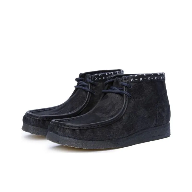 Clarks Originals Wallabee Boot Denim Blue-1