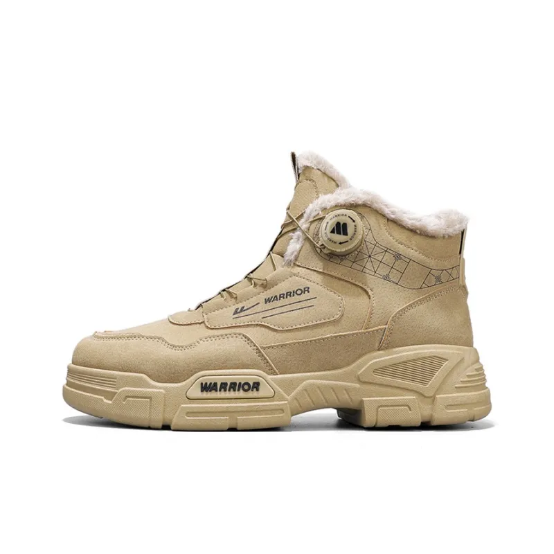 Warrior Warm Cushioning Crew Snow Boots Men's Khaki-0