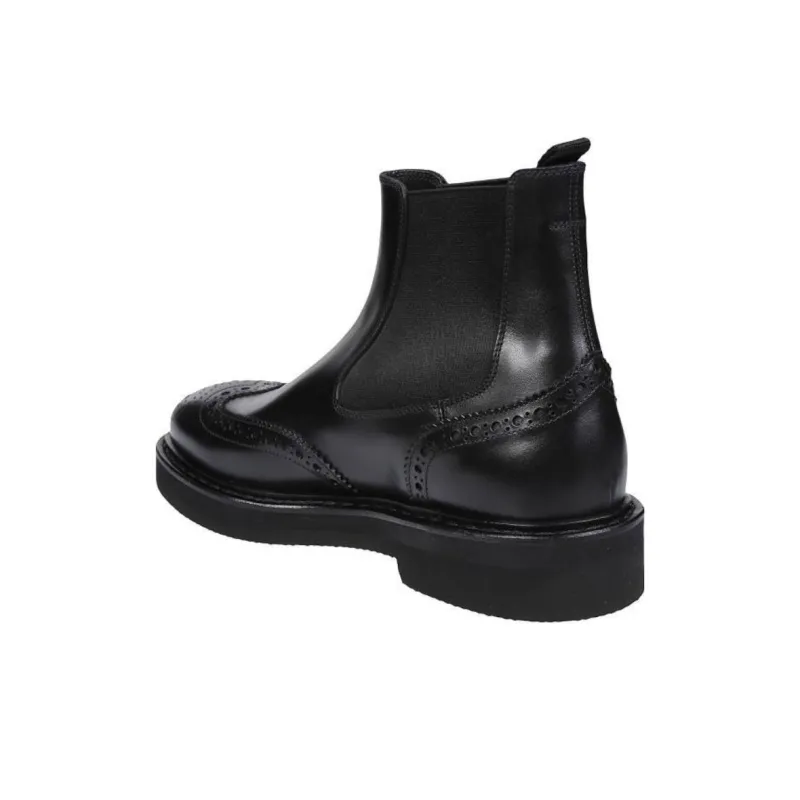 PREMIATA Short Chelsea Boots Men's Black-3