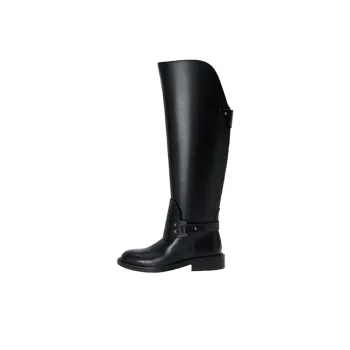 URBAN REVIVO Knee high Boots Women's Jet Black