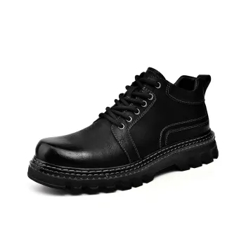 Laoks Ankle Boots Men Black/Brown