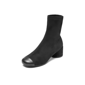 DG Ankle Boots Women's Black/Apricot