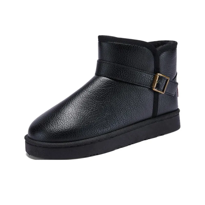 Warrior Crew Snow Boots Men's Black-1