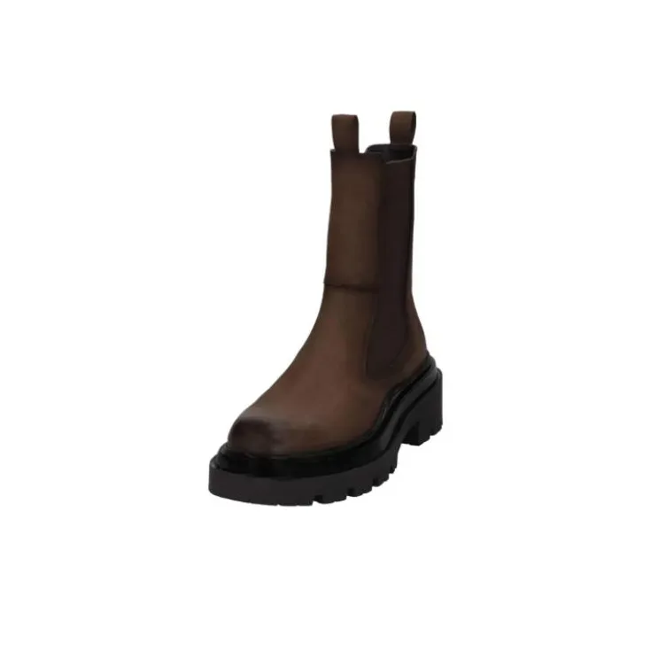 Bugatti Short Chelsea Boots Women's Brown-2