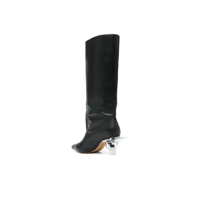 MIHARA YASUHIRO 70mm Toothpaste Heel Boots Women's-3