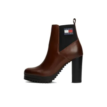 Tommy Hilfiger Ankle Boots 10cm Women's Chocolate