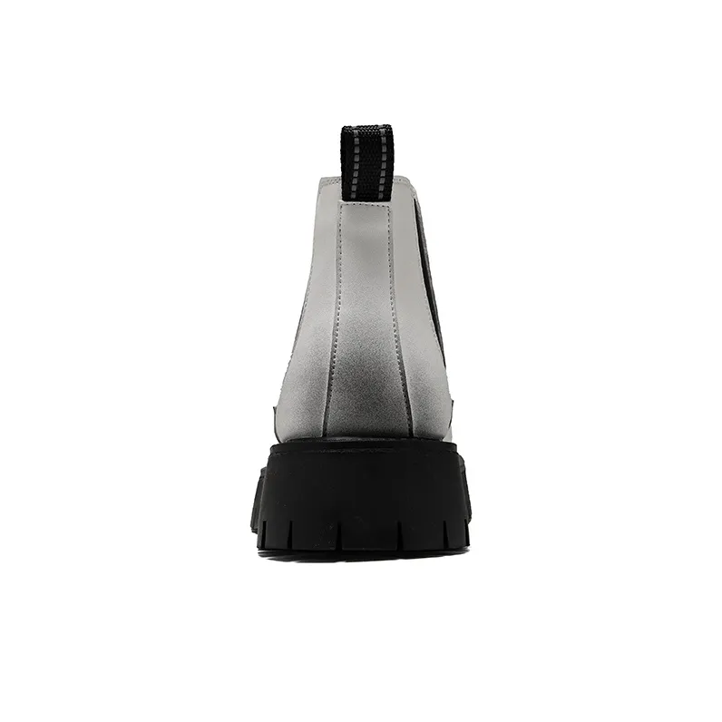 Aquarius Chelsea Boots Men Black/White-14