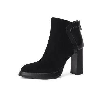 Bai Shiting Ankle Boots High Heel Women's
