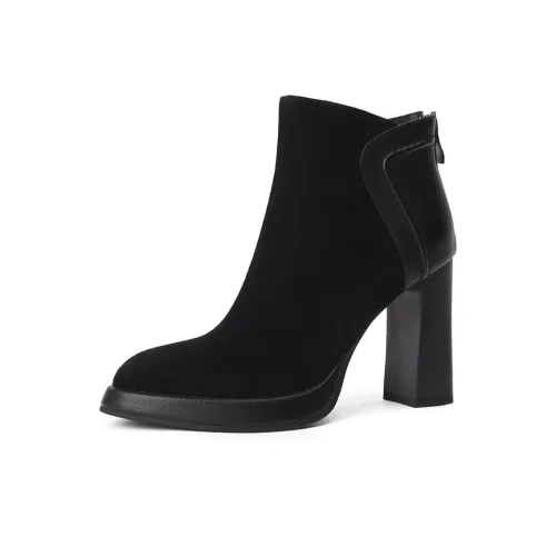 Bai Shiting Ankle HILFIGER Boots High Heel Women's
