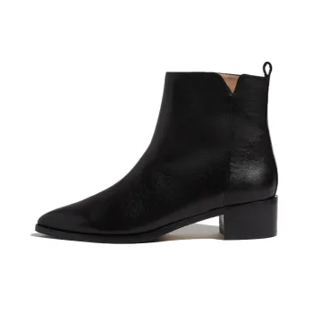 SCAROSSO Alba Zipped Ankle Boots Women's