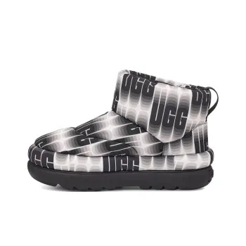 UGG Classic Maxi Wavelength Mini Boot 'Black And White' Women's