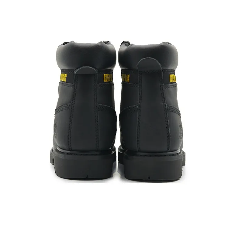 CAT Colorado Series Wear Resistant Slip Resistant Short Outdoor Boots Men's Black-3