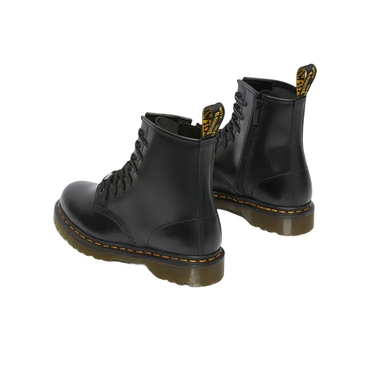 Dr.Martens 1460 Extreme Laces Polished Smooth Leather Boots 'Black'-2