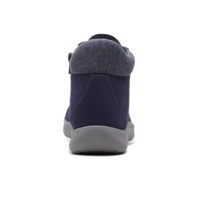 Clarks Adella Bend Ankle Boots Women's Marine Blue-5