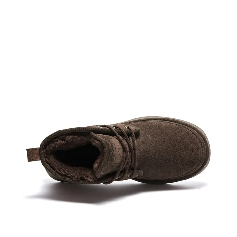 CAMEL Warm And Wear-Resistant Short Snow Boots Men's-7