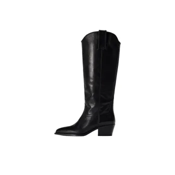 ZARA Knee high Boots 5cm Women's Black